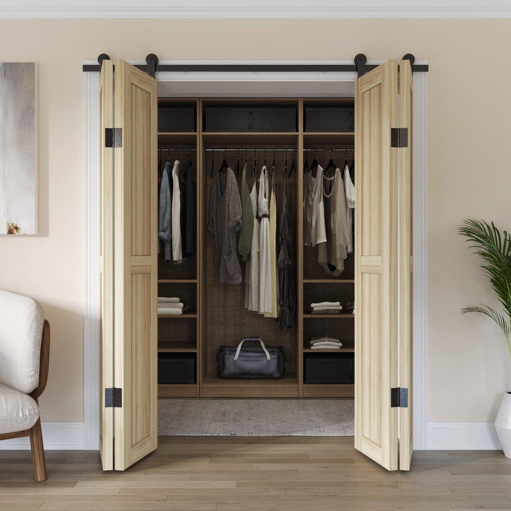 Signature Hardware Black Barn Door Kit 