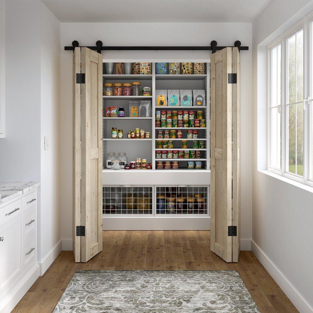 Signature Hardware Black Barn Door Kit 