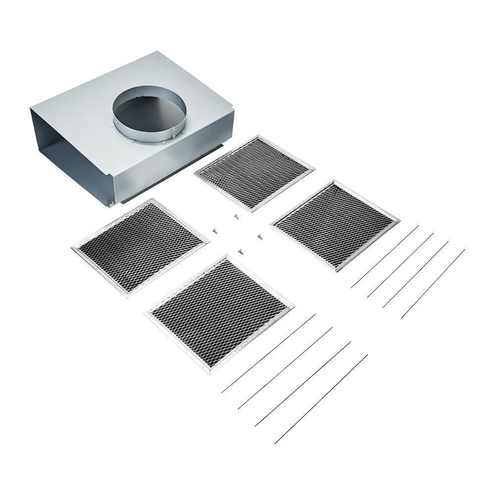 RANGE HOOD RECIRCULATION FILTER 2 OF CHARCOAL FILTER 4 OF ROD-STYLE CLIPS 1 OF DEFLECTOR DAMPER FITS WVW75UC6DS JXW8530HS 8536HS KVWB600DSS 606DSS KVWB600DBS 606DBS COLOR SILVER PKG BOX 
