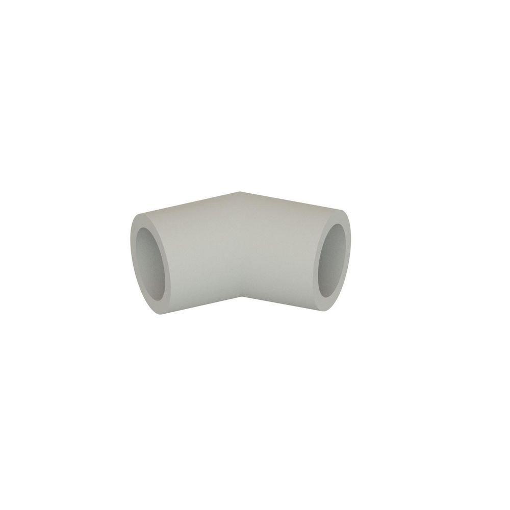 NIRON CLIMA Steel Grey PP-RCT 2-Piece Elbow 