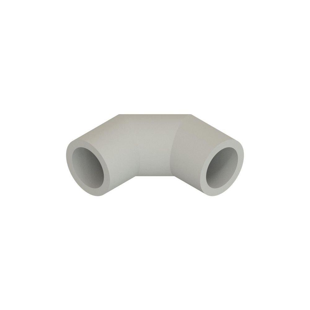 NIRON CLIMA Steel Grey PP-RCT 3-Piece Elbow 