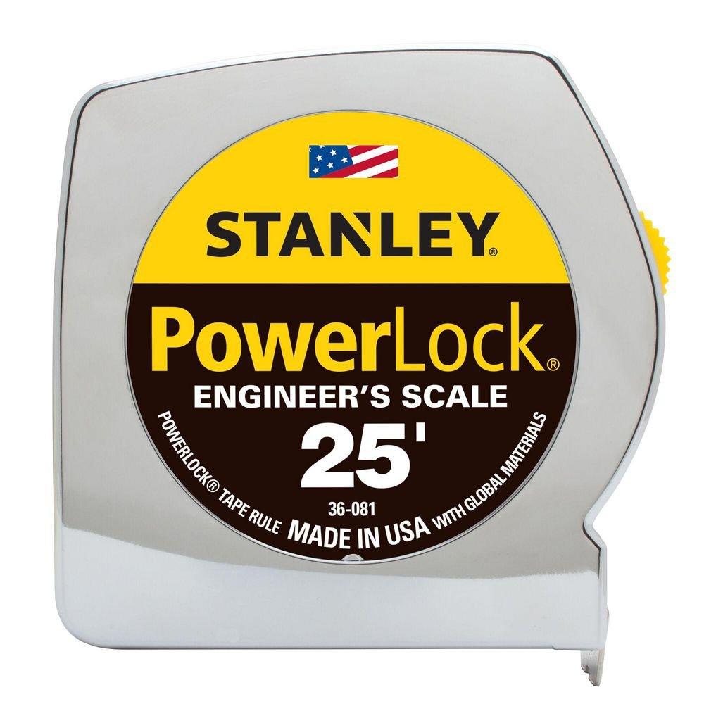 25Ft Engineer Scale Powerlock Tape 