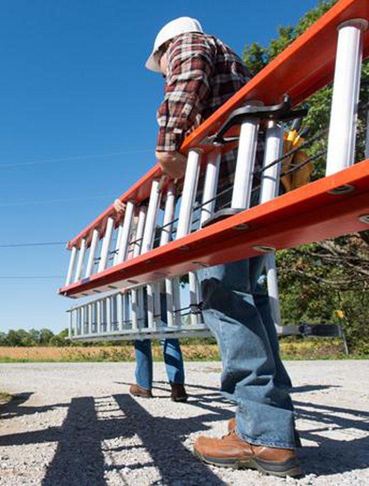 Louisville Ladder Orange Multi-Section Extension Ladder 