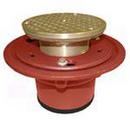 3 PO FLR DRN W/ 6 NB ROUND TOP 