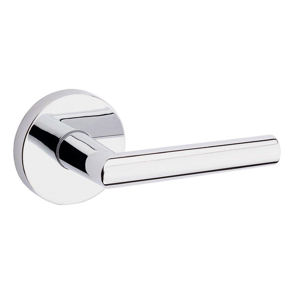 Round Hall/Closet Lever in Polished Chrome 