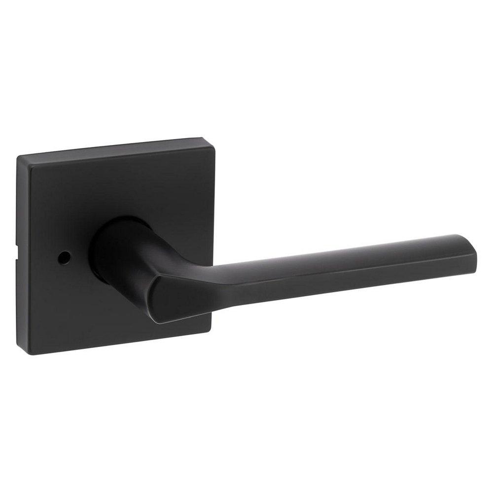 Kwikset Matte Black Privacy Lever 