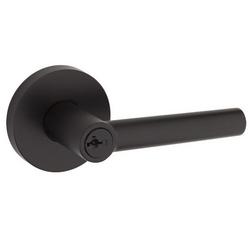 Keyed Lever in Matte Black