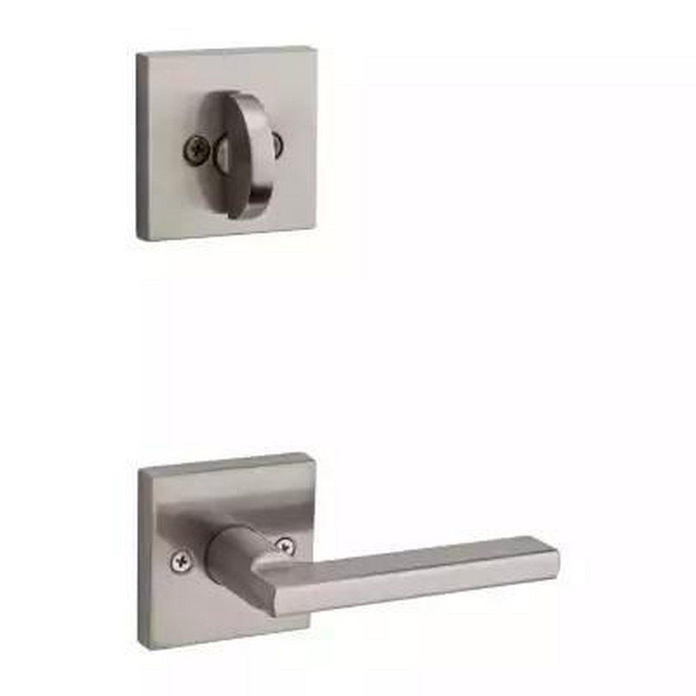 SINGLE CYLINDER INTERIOR PACK W/ SQUARE LEVER FOR SIGNATURE SERIES HANDLESETS SATIN NICKEL 