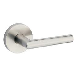 Round Hall/Closet Lever in Satin Nickel