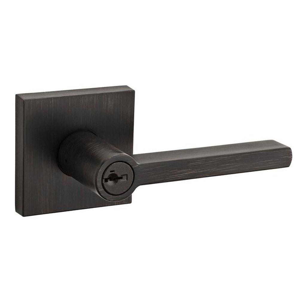 Kwikset Venetian Bronze Keyed Lever 