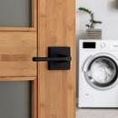 Kwikset Matte Black Passage Lever 