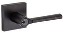 Kwikset Matte Black Keyed Lever 