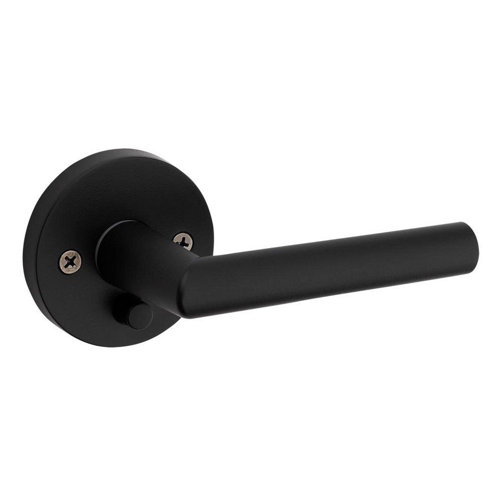 Kwikset Matte Black Privacy Lever 