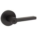 Kwikset Matte Black Keyed Lever 