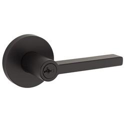 Keyed Lever in Matte Black