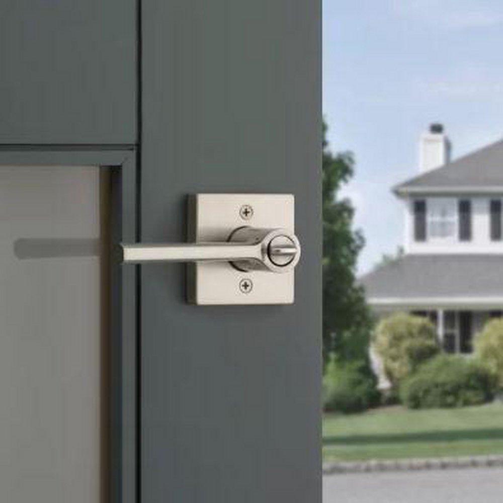 Kwikset Satin Nickel Keyed Lever 