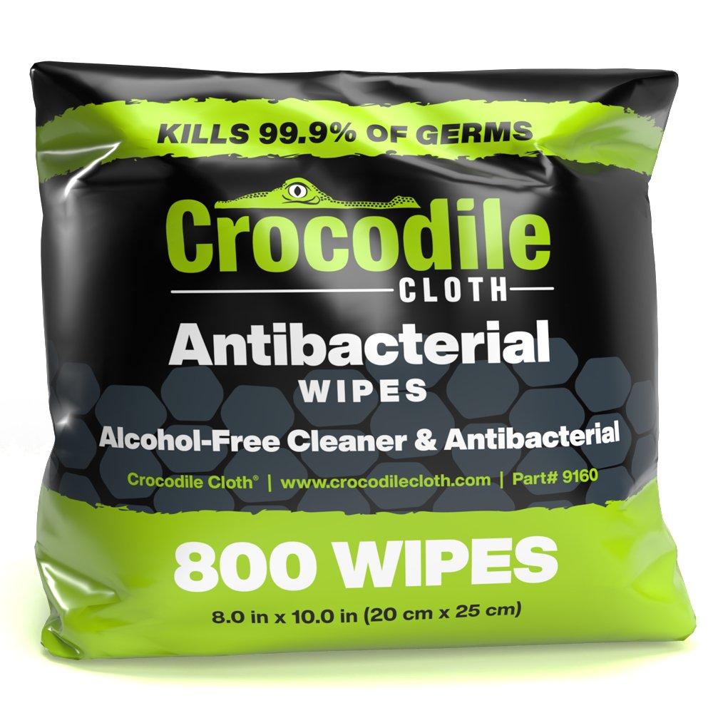 8X10 800 Count Gym Wipes Case of 2 Packs, Crocodile Cloth®