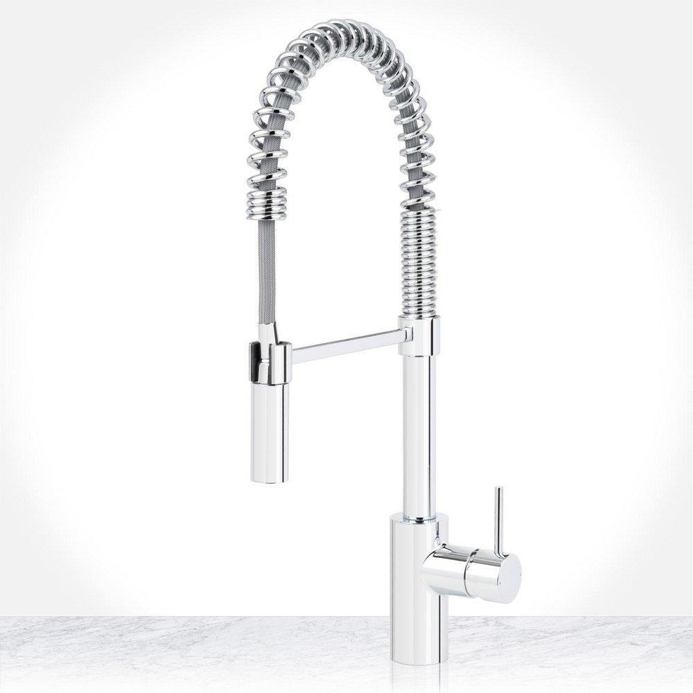 Miseno Polished Chrome Pull Down Kitchen Faucet 