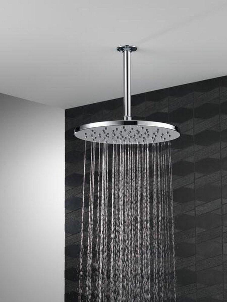 Delta Faucet Lumicoat&trade; Chrome Single Function Soft Rain Spray Showerhead 