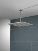 Delta Faucet Lumicoat Stainless Single Function Soft Rain Spray Showerhead 