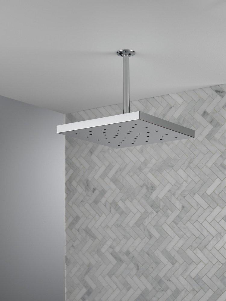 Delta Faucet Lumicoat Chrome Single Function Showerhead 