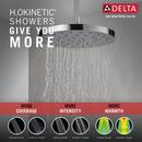 Delta Faucet Lumicoat&trade; Chrome Single Function H2Okinetic&reg; UltraSoak&trade; Spray Showerhead 