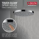 Delta Faucet Lumicoat Chrome Single Function Showerhead 