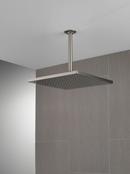 CCN 2.5 GPM UNIV SHOWERING COMPONENTS SINGLE-SETTING METAL RAINCAN SHOWER HEAD LUMICOAT STAINLESS 