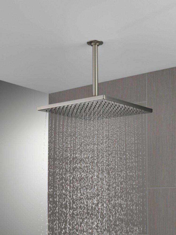 Delta Faucet Lumicoat Stainless Single Function Showerhead 