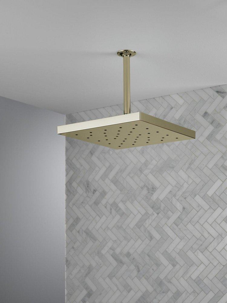 Delta Faucet Lumicoat Polished Nickel Single Function Showerhead 