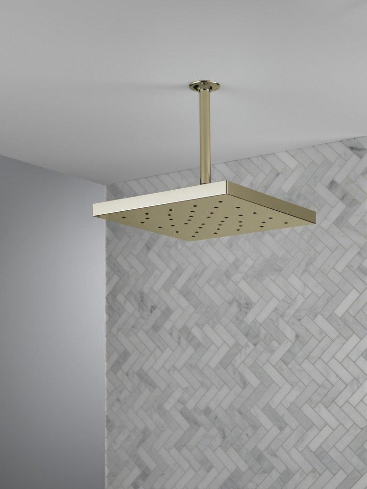 Delta Faucet Lumicoat Polished Nickel Single Function Showerhead 