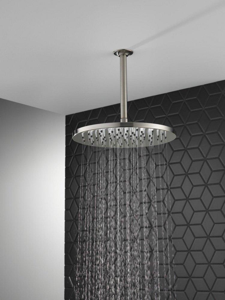 Delta Faucet Lumicoat Stainless Single Function Showerhead 