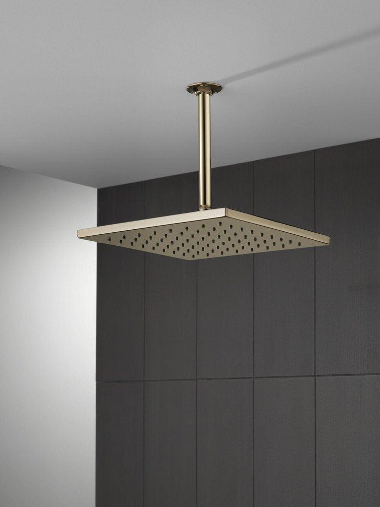 Delta Faucet Lumicoat Polished Nickel Single Function Showerhead 