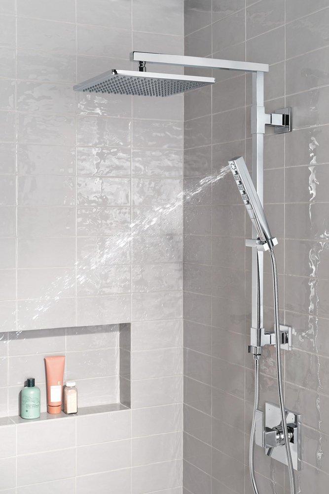 Delta Faucet Lumicoat&trade; Chrome Single Function Soft Rain Spray Showerhead 