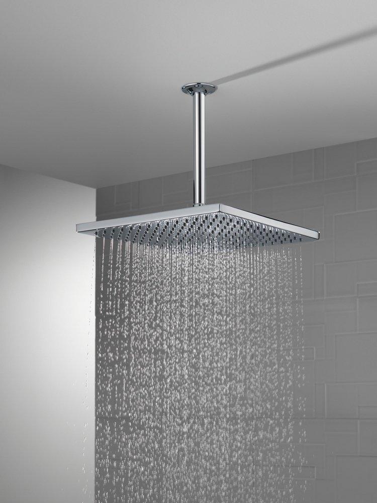 Delta Faucet Lumicoat&trade; Chrome Single Function Soft Rain Spray Showerhead 