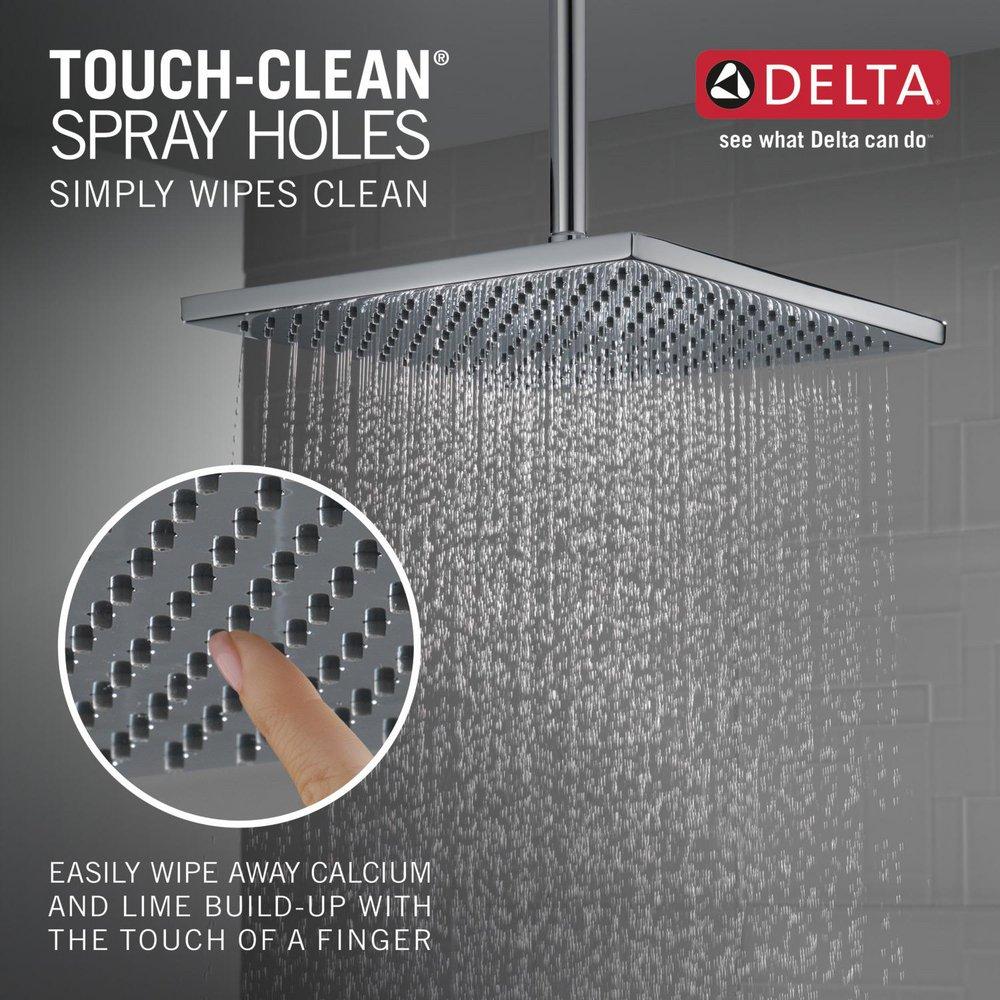 Delta Faucet Lumicoat Chrome Single Function Showerhead 