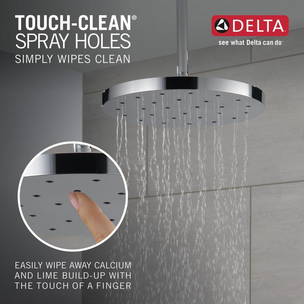 Delta Faucet Lumicoat Chrome Single Function Showerhead 