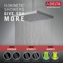 Delta Faucet Lumicoat Chrome Single Function Showerhead 