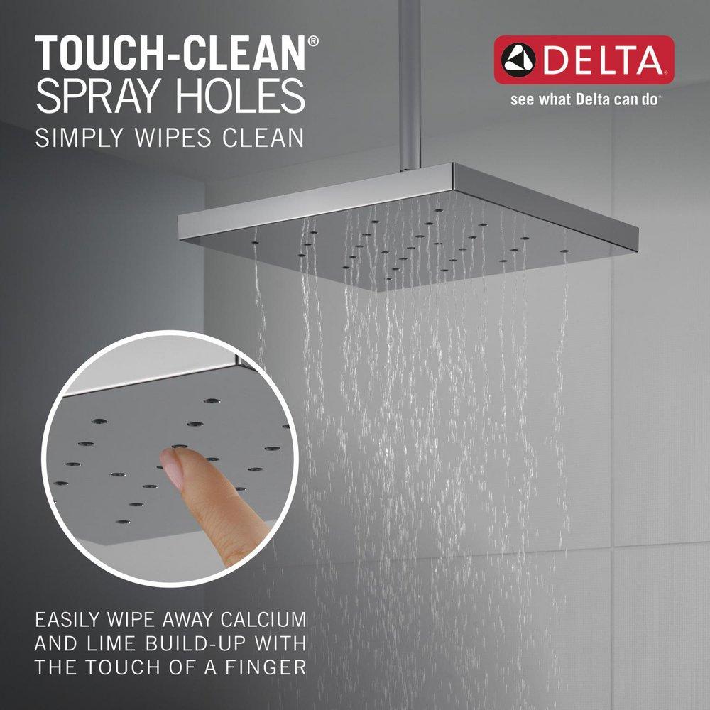 Delta Faucet Lumicoat Chrome Single Function Showerhead 