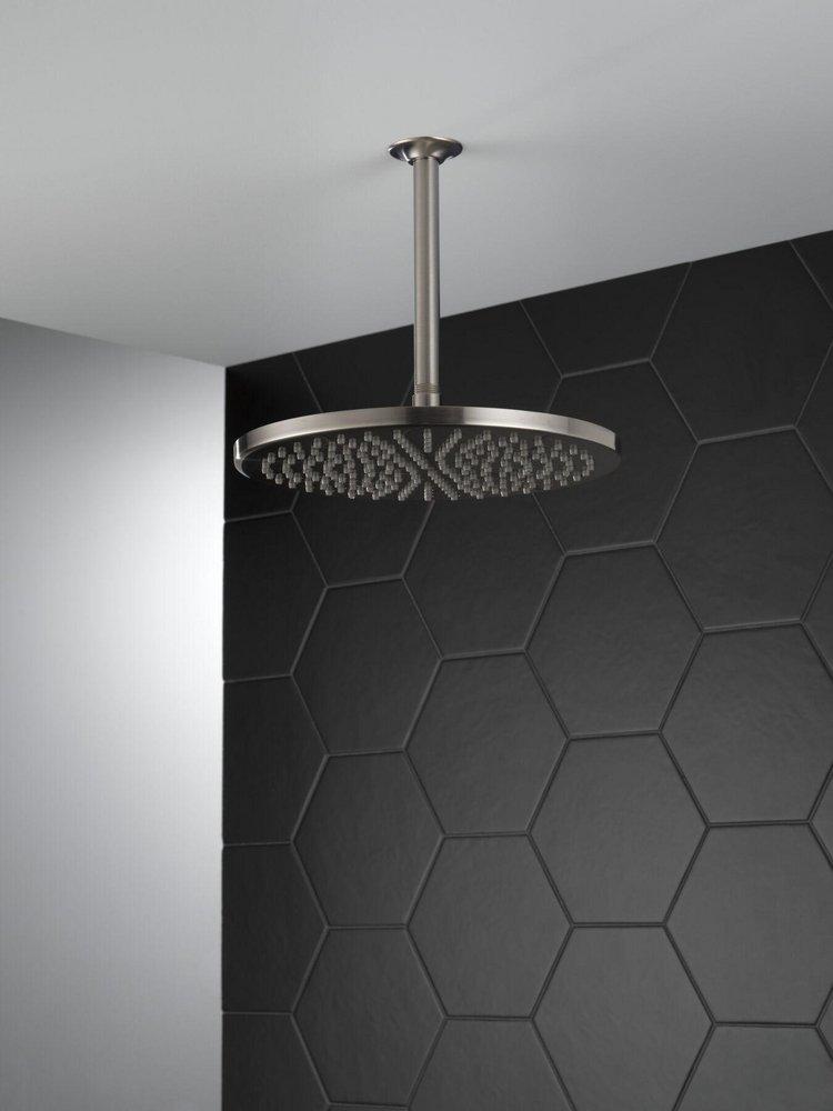 Delta Faucet Lumicoat Stainless Single Function Showerhead 