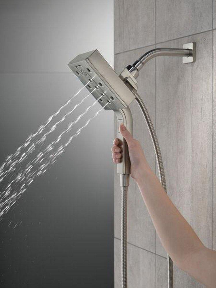 Delta Faucet Lumicoat&trade; Stainless Multi Function Hand Shower in Lumicoat 