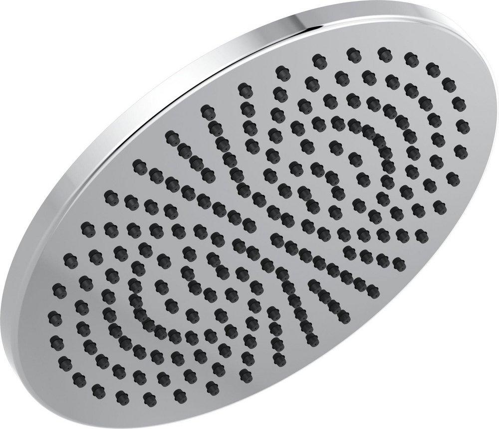 CCN 2.5 GPM UNIV SHOWERING COMPONENTS SINGLE-SETTING METAL RAINCAN SHOWER HEAD LUMICOAT CHROME 