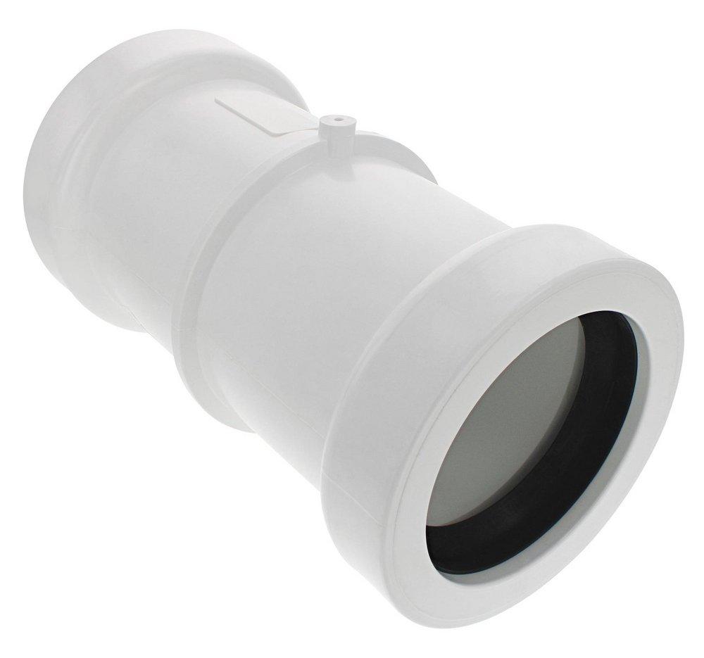 Multi-Fittings Corporation White Gasket Plastic Coupling 