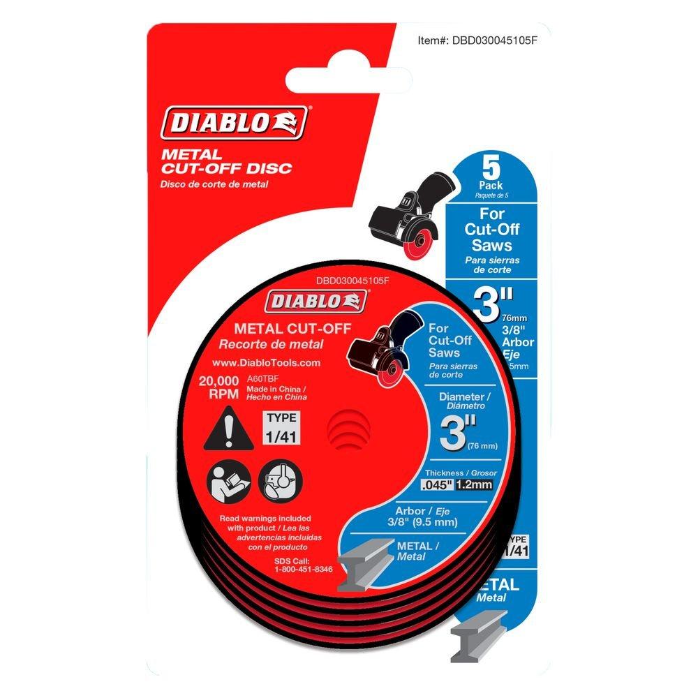 3 In Metal Cut Off Disc - Thin Kerf 