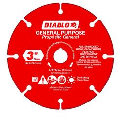 3 In Carbide Grit Cut-Off Wheel For Multi-Materials
