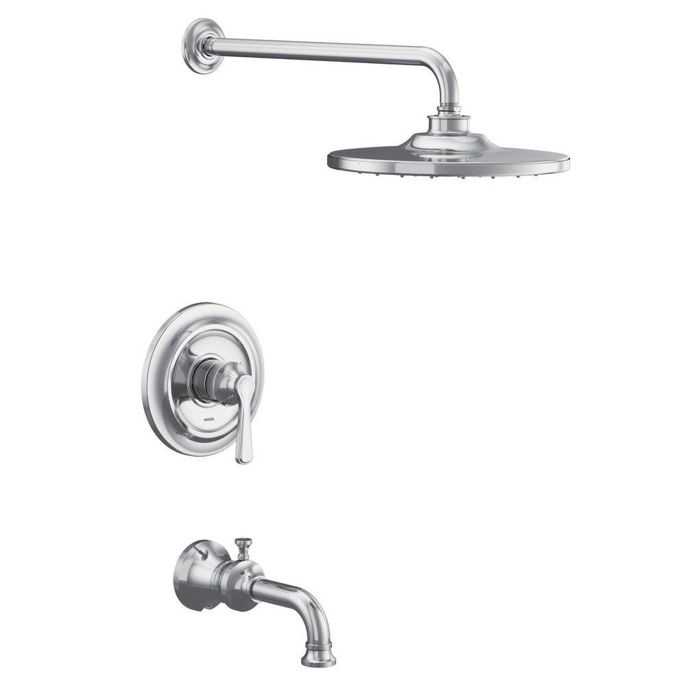 One Handle Single Function Bathtub & Shower Faucet in Chrome (Trim Only) 