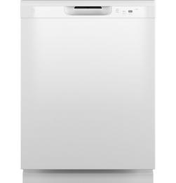 24 in. Built-In Front Control Dishwasher in White
