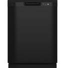 24 in. Built-In Front Control Dishwasher in Black