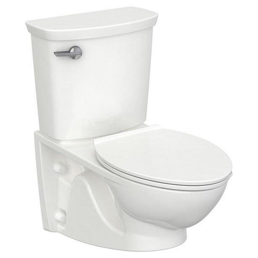 GLENWALL VORMAX TWO-PIECE 1.28 GPF/4.8 LPF BACK OUTLET ELONGATED WALL-HUNG EVERCLEAN TOILET 