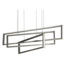 AFX Satin Nickel/White 34W 3-Light Integrated LED Pendant Light 